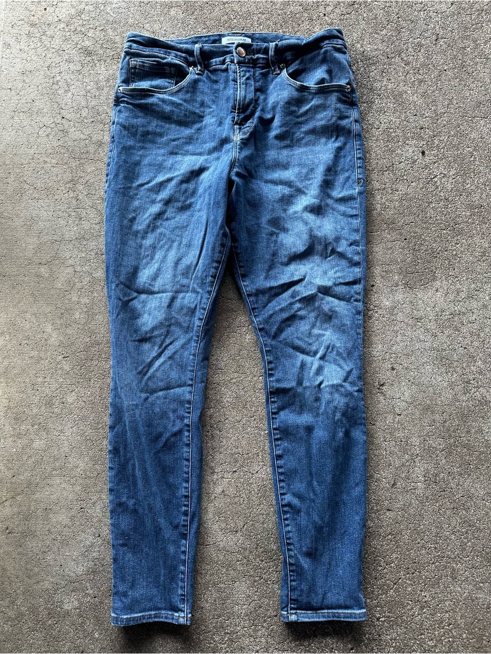 Good American Good Legs Skinny Dark Wash Denim Jeans